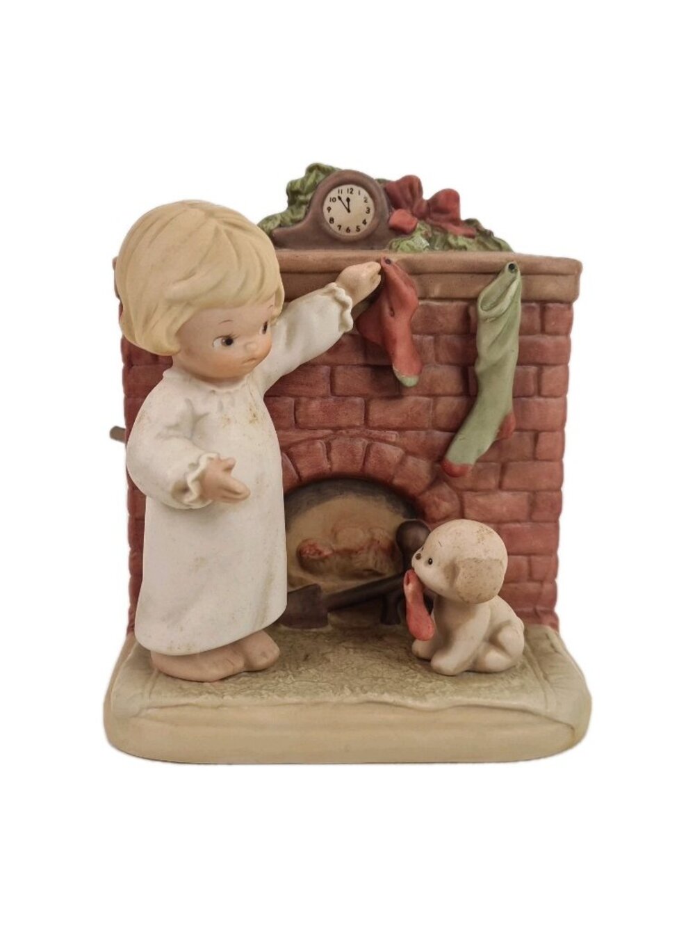 Memories of Yesterday "For Fido And Me" 522457  Porcelain Christmas Music Box